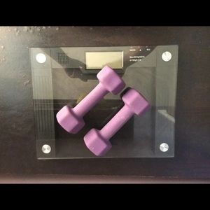 Talking Scale w/Dumbbells